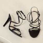 Thin Strap High Heel Sandals Stiletto Open Toe Pointed Toe Sandals Shoes